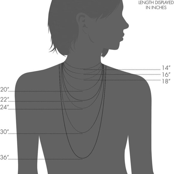 Sterling Silver or Yellow Gold Over Sterling Silver Cable Chain Necklace for Wom - Picture 6 of 7